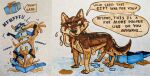  anthro body_takeover canid canine canis dripping feral goo_creature goo_transformation hans_faffing hi_res mammal procyonid raccoon sushiotter_(artist) tentacles transformation waffles_the_raccoon wolf 