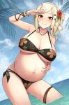  bikini fou_zi garter love_live!_nijigasaki_high_school_idol_club miyashita_ai pregnant swimsuits 