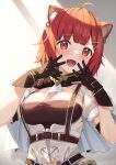  animal_ears cleavage nijisanji ratna_petit yuuri_nayuta 