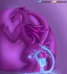  absurd_res balls big_balls bodily_fluids chrislhi cum cum_in_ass cum_inflation cum_inside dragon excessive_cum feral genital_fluids genitals glowing glowing_cum hi_res inflation looking_pleasured male raised_tail solo tentacles tongue tongue_out tube unusual_cum 