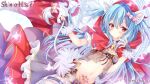  animal_ears bikini_armor cosplay garter hiryuu_kanon indie_virtual_youtuber kureha_(sound_voltex) little_red_riding_hood_(character) see_through sound_voltex tail tattoo torn_clothes 