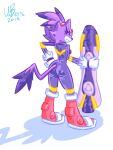  absurd_res anthro blaze_the_cat clothing domestic_cat felid feline felis female hi_res hoverboard mammal rubber rubber_suit solo sonic_riders sonic_the_hedgehog_(series) tight_clothing umbryte 