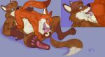  69_position anal anthro canid canine disney duo fox gideon_grey hi_res licking male male/male mammal nick_wilde oral rimming sex slightly_chubby toggle tongue tongue_out zootopia 
