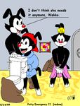  animaniacs dot_warner kthanid wakko_warner yakko_warner 