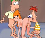  candace_flynn ferb_fletcher phineas_and_ferb phineas_flynn tagme 