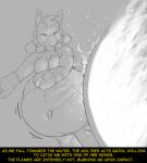  belly big_belly black_and_white breasts clothing comic fidchellvore fire hildegard_(fidchellvore) jacket legendary_pok&eacute;mon lucario moltres monochrome nintendo pok&eacute;mon pok&eacute;mon_(species) text topwear video_games vore 