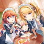  asaririsuke chieru_(princess_connect) chloe_(princess_connect) maid pointy_ears princess_connect princess_connect!_re:dive yuni_(princess_connect) 