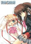  card hinoue_itaru kamikita_komari key little_busters! na-ga natsume_rin seifuku 