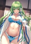  bra kochiya_sanae liya open_shirt pantsu tagme touhou undressing 