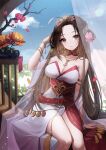  ankkoyom asian_clothes cleavage no_bra tagme 
