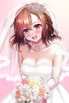  cleavage dress hikaru_(gevp7588) no_bra see_through wedding_dress 