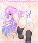  animal_ears ass bunny_ears feet loki_78 pantsu reisen_udongein_inaba shimapan tail thighhighs topless touhou 