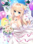  dakikano dress kushida_korone nanaroba_hana no_bra skirt_lift wedding_dress 