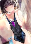  naked ogata_tei swimsuits wet wet_clothes 