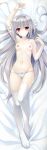  cameltoe dakimakura navel nipples pantsu panty_pull sakurakouji_luna suzuhira_hiro thighhighs topless tsuki_ni_yorisou_otome_no_sahou 