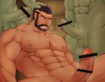  3boys abs bar_censor bara black_hair blush censored colored_skin erection facial_hair gazel_dwargo green_skin group_sex hand_on_another&#039;s_head highres interspecies kareraisu large_pectorals large_penis male_focus male_pubic_hair mature_male mmm_threesome multiple_boys muscular muscular_male mustache navel navel_hair nipples old old_man orc pectorals penis precum pubic_hair reward_available short_hair solo_focus stomach sweat tensei_shitara_slime_datta_ken thighs threesome veins veiny_penis yaoi 