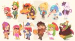  3girls 6+boys animal_crossing animal_ears arm_cannon beard big_boss big_nose blonde_hair bomber_jacket bow bowser bowtie box butterfly_net cape cigarette clothed_pokemon commentary crown donkey_kong_(series) donkey_kong_country dragon_quest dragon_quest_xi eyepatch facial_hair fangs formal fox_ears fox_tail gashi-gashi gen_1_pokemon gen_6_pokemon glasses greninja hand_net hat headband headwear_removed helmet helmet_removed hero_(dq11) inkling jacket japanese_clothes kid_icarus kid_icarus_uprising kimono king_k._rool leather leather_jacket legendary_pokemon licking_lips luigi mario mario_(series) mega_man_(character) mega_man_(classic) mega_man_(series) metal_gear_(series) metal_gear_solid_3 metroid mewtwo multiple_boys multiple_girls mustache necktie oil-paper_umbrella open_mouth overalls palutena parody pokemon pokemon_(creature) ponytail raccoon_ears raccoon_tail red_nose samus_aran scarf shoes shuriken sneakers splatoon_(series) splattershot_(splatoon) starter_pokemon stick style_parody suit super_mario_bros. super_smash_bros. sword tail tentacle_hair tongue tongue_out umbrella weapon 