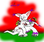  digimon gatomon glenn gomamon tagme 