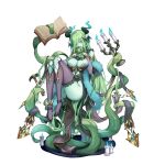  dress heels horns ji_dan no_bra tagme tentacles thighhighs 