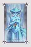  blue_body breasts female legend_of_zelda marine nicochi nude princess_ruto purple_eyes pussy solo the_legend_of_zelda unknown_artist video_games zora 