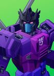  1boy absurdres aircraft decepticon evil evil_eyes green_background helicopter highres jim_stafford mecha simple_background spinister the_transformers_(idw) transformers transformers:_war_for_cybertron_trilogy 