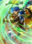  1boy armor axe cape company_name fire_emblem fire_emblem:_path_of_radiance fire_emblem_cipher fire_emblem_heroes gloves headband holding holding_axe ike_(fire_emblem) incoming_attack kita_senri looking_at_viewer official_alternate_costume official_art 