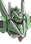  cropped_torso crossbone_gundam crossbone_gundam_ghost fusion gatakk gundam highres looking_ahead mecha mobile_suit no_humans phantom_gundam pink_eyes science_fiction upper_body v-fin v2_gundam victory_gundam white_background 