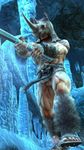  balls ice male penis rock rock_(character) seminude solo soul_calibur unknown_artist weapon 
