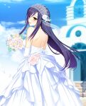  akino_subaru dress hoshi_ori_yume_mirai narusawa_rikka no_bra tone_work&#039;s wedding_dress 