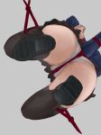  arknights bondage liskarm_(arknights) pantsu pussy_juice sawkm tail thighhighs 