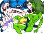  fantastic_four invisible_woman jennifer_walters marvel mr_fantastic reed_richards rob_durham she-hulk sue_storm 