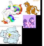  care_bear_cousins care_bears earthbone heaven_bear my_little_pony proud_heart_cat 