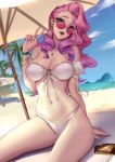  bikini cianyo league_of_legends seraphine swimsuits tagme 