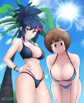  bikini cleavage flytrapxx kill_la_kill mankanshoku_mako matoi_ryuuko swimsuits 