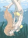  barefoot bikini freediving jon_shicchiou seto_no_hanayome seto_sun solo swimsuit underwater 