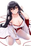  allenes asian_clothes cleavage thighhighs wet 