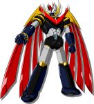  clenched_hands looking_to_the_side mazinemperor_g mazinger_(series) mecha mechanical_wings no_humans official_art science_fiction shadow solo super_robot super_robot_wars super_robot_wars_v transparent_background wings yellow_eyes 
