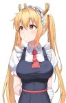  horns junkt729 kobayashi-san_chi_no_maid_dragon maid tooru_(kobayashi-san_chi_no_maid_dragon) 