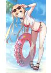  bikini cleavage kikuwata megane open_shirt saenai_heroine_no_sodatekata sawamura_spencer_eriri swimsuits wet 