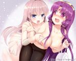  2girls breast_grab tagme_(artist) tagme_(character) yuri 