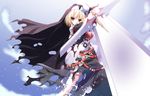  artist_request foreshortening highres prism_ark sister_hell solo sword weapon 