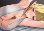  breasts close mute_(mute89539160) nipples no_bra original pointed_ears 