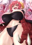  bikini horns ilulu kobayashi-san_chi_no_maid_dragon monster_girl pointy_ears swimsuits tagme 
