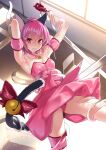  alone_belm animal_ears bondage garter momomiya_ichigo nekomimi pantsu skirt_lift tail tentacles tokyo_mew_mew 