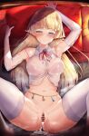  bottomless bra censored cum mathiamo13 pointy_ears pussy see_through tagme thighhighs 