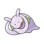  antennae creature full_body gen_6_pokemon goomy no_humans numera_goomy open_mouth pokemon pokemon_(creature) simple_background solo white_background 