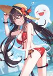  bikini genshin_impact hu_tao swimsuits tagme 