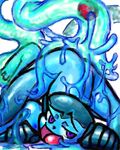  blue_body breasts female fucked_silly giant_aquatic_ameoba_morpha legend_of_zelda marine morpha nude princess_ruto the_legend_of_zelda unknown_artist video_games zora 