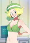  bianca_(pokemon) blonde_hair highres pokemon pokemon_(game) pokemon_bw underwear undressing vyzov_tv 