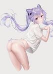  ass genshin_impact haneru keqing_(genshin_impact) pantsu 